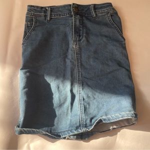 childrens denim skirt
